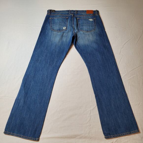 Lucky Brand Womens 12/31 NWT Sienna Tomboy Straight Leg Jean Distressed Blue - Picture 5 of 12